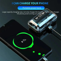 F9 Wireless Earphones Bluetooth TWS with LED Display - Gadgets