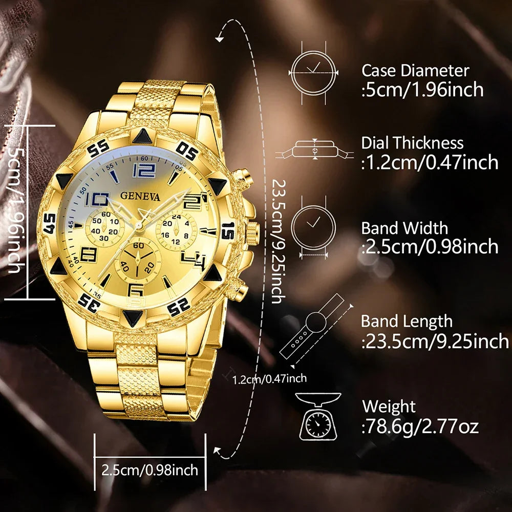 Luxury Men's Watch Business Trend Fashion Quartz Watch - Gadgets