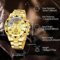 Luxury Men's Watch Business Trend Fashion Quartz Watch - Gadgets