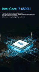 Laptops Technova - close-up of an Intel processor on a blue circuit board