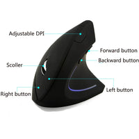 iMice Ergonomic Vertical Mouse 2.4G Wireless - Gadgets