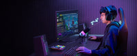 MAONO Microphone de jeu USB/XLR pour PC PD100X Microphone dynamique Réduction du bruit Prise casque RVB pour le streaming et le podcasting