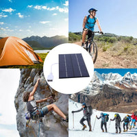 ALLOYSEED 5W 5V Portable Solar Panel Charger - Gadgets