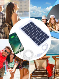 APWIKOGER 2W 5V Portable Solar Panel USB Battery Charger - Gadgets
