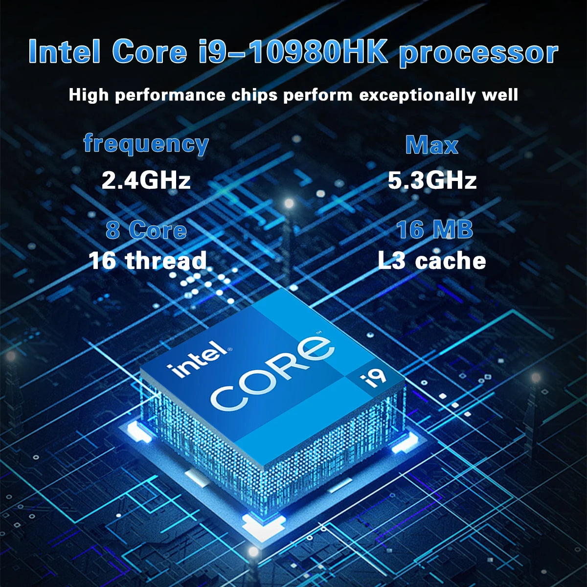 ACEKAMAS 15.6" Gaming Laptop — Intel Core i9-10980HK, 16GB DDR4, 1TB SSD — product image 3