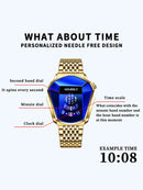 Men's New Trend Motorcycle Personality Waterproof Quartz Watch - Gadgets