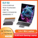 GLF-S2 10.9+10.95 Inch Dual Screen Laptop Intel i3 1215U N100 Touchscreen Notebook WIFI 6 180° flip Win11 Laptop Tablet Computer
