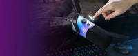 MAONO USB/XLR Gaming Microphone for PC PD100X Dynamic Microphone Noise Reduction Headphone Jack RGB for Streaming Podcasting