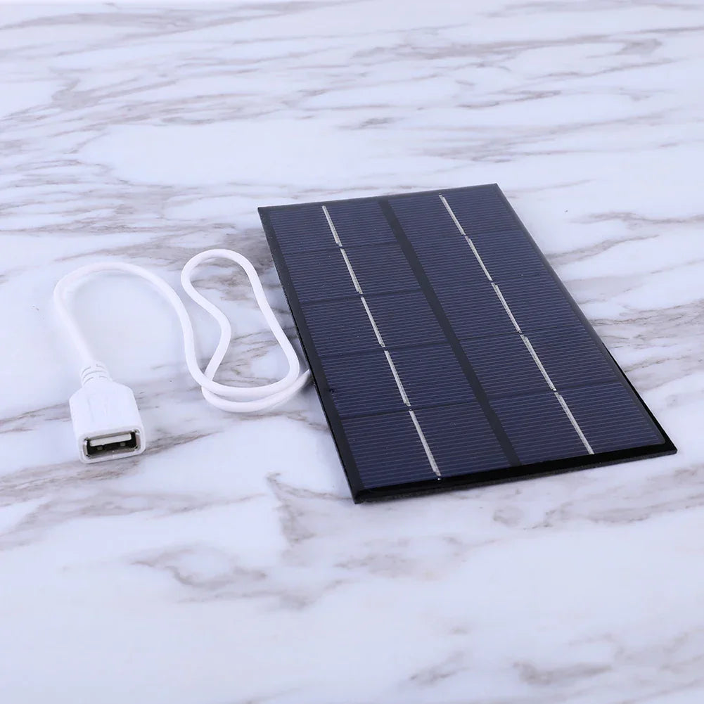 ALLOYSEED 5W 5V Portable Solar Panel Charger