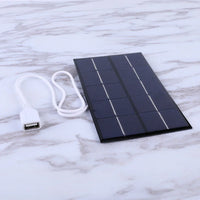 ALLOYSEED 5W 5V Portable Solar Panel Charger - Gadgets