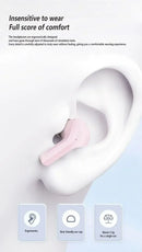 Original T2 Wireless Bluetooth Earphone Transparent HIFI Headphones LED Power Digital Display Stereo Sound Earphones for Xiaomi - Gadgets
