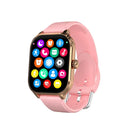 2.01-inch Bluetooth Calling Smartwatch with pink strap by Technova, fitness wearable.