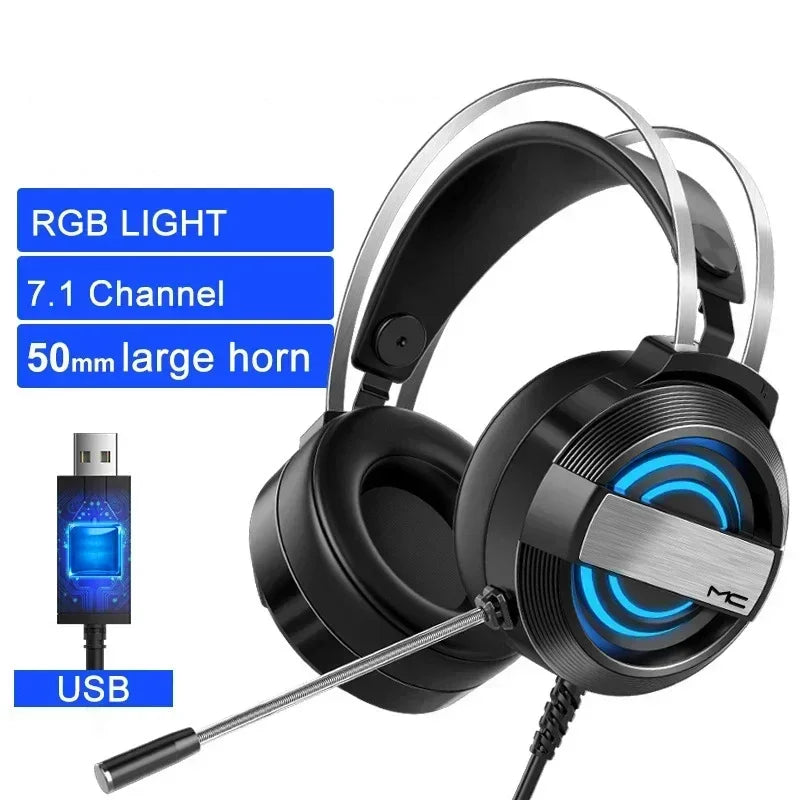Black USB 7.1 RGB