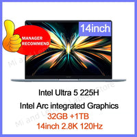 Xiaomi REDMI Book Pro 14 2025 – Intel Core Ultra 5/7 | Up to 32GB DDR5 | 1TB SSD | 2.8K 120Hz | Wi-Fi 6