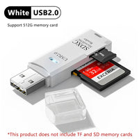 2 in 1 USB 3.0 Card Reader Micro TF sd card Reader usb adapter High Speed Cardreader TF Memory card For PC Laptop Accessories - Gadgets