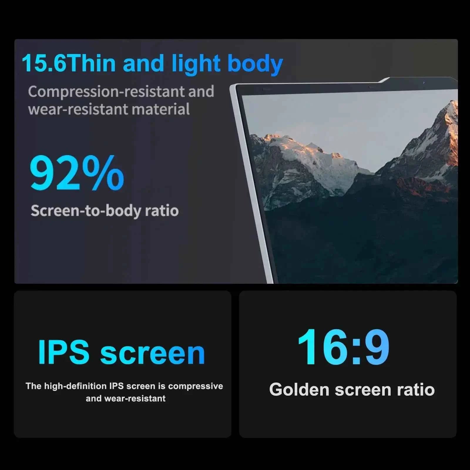 Intel Core i7 15.6 Laptop 16GB DDR4 2TB SSD Windows 11