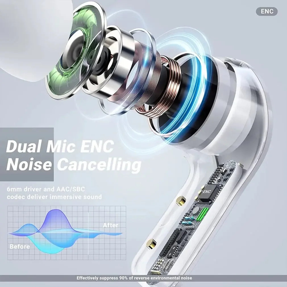 DIXSG TWS Wireless Earphones with LED Display - Gadgets