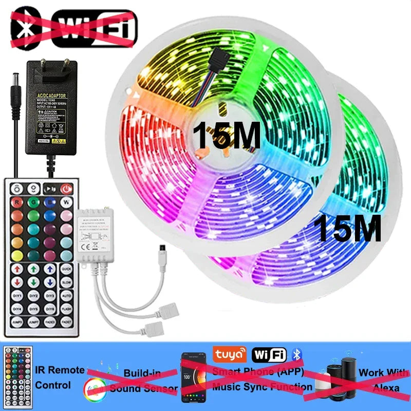 44Key EU 30M / RGB / 5050 Non Waterproof|Remote No Battery