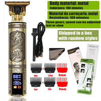 T9 Hair Clipper - Electric Beard and Body Hair Trimmer for Men - Gadgets