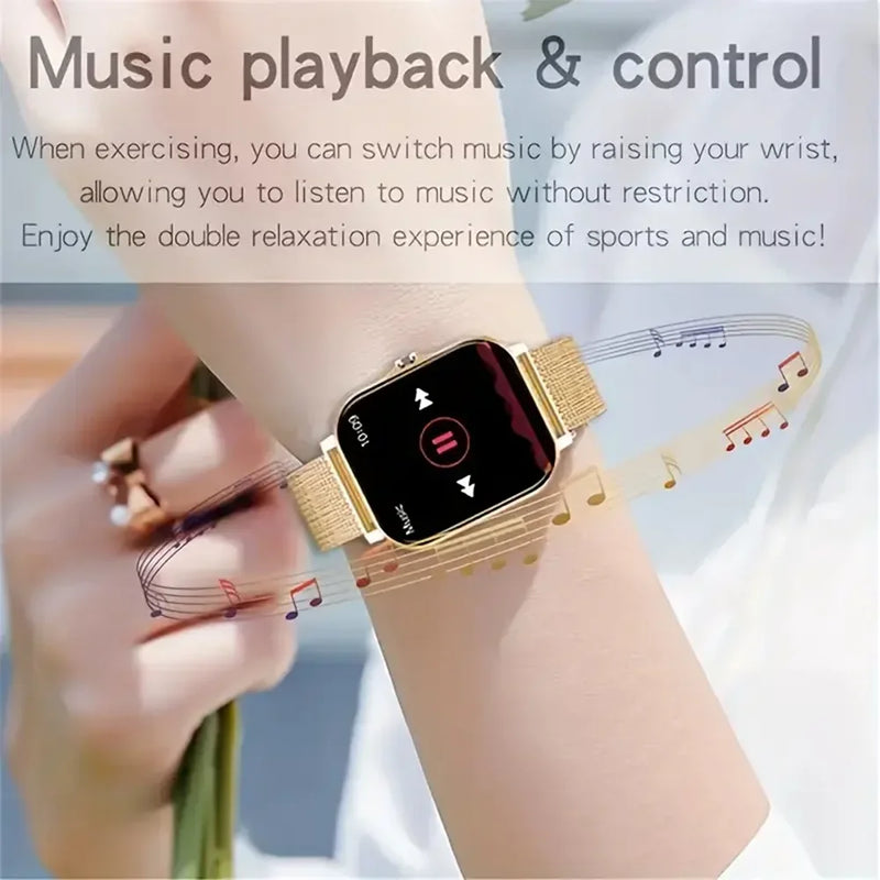 KESHUYOU 2025 New Smart Watch Bluetooth Talking Blood Oxygen/Blood Pressure Monitor