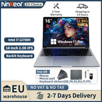 Ninkear N16Pro 16" — Intel Core i7, 2.5K 120Hz, 16GB RAM, 1TB SSD