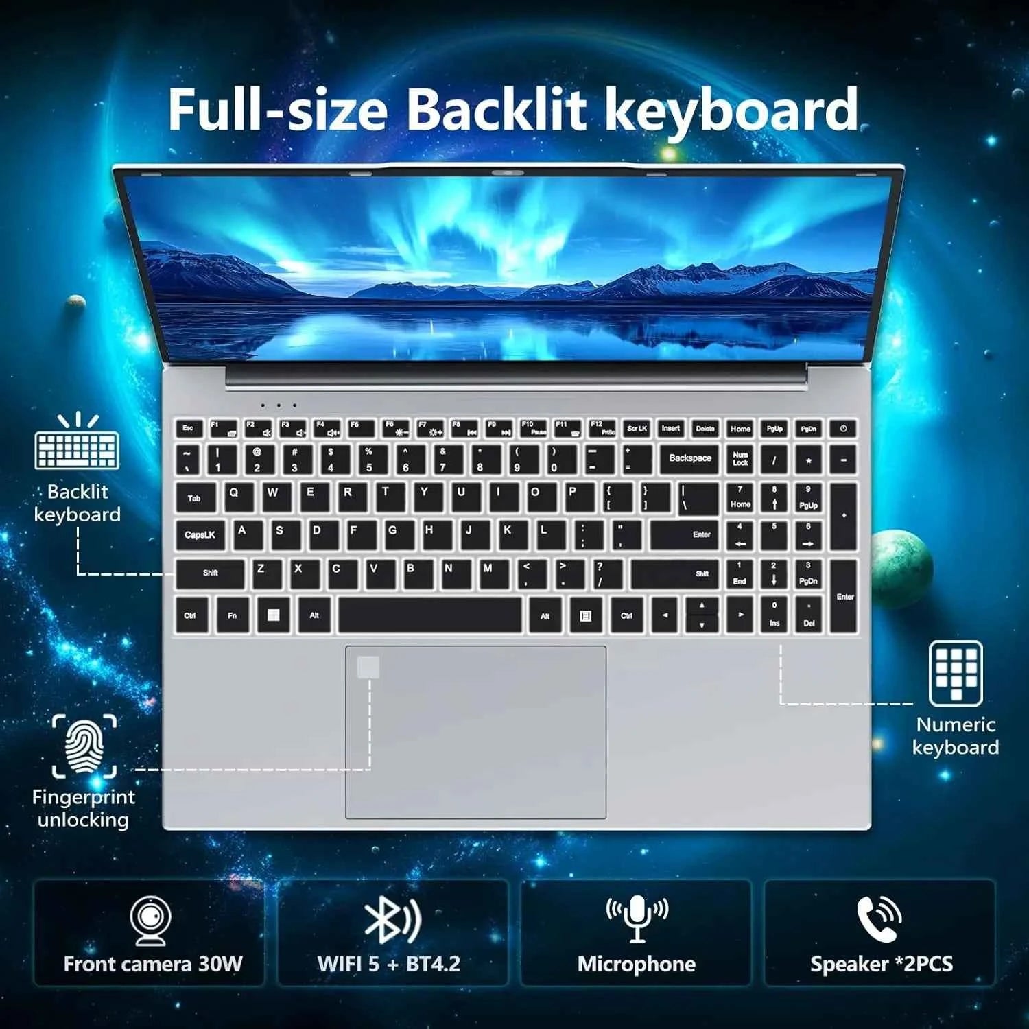 15.6" Intel Core i9 Gaming Laptop – 16GB RAM | FHD IPS | Fingerprint | Windows 11 | Metal Build