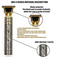 T9 Hair Clipper - Electric Beard and Body Hair Trimmer for Men - Gadgets