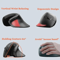 Ergonomic Vertical Mouse for Preventing Mouse Hand - Gadgets