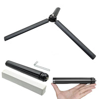 Metal Mini Desktop Tripod with 1/4 Inch Screw Stand for Smooth 4 DSLR Camera Video Camcorder Aluminum Alloy Holder With Wrench