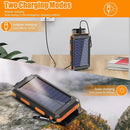 Solar Power Bank 80000mAh Portable Charging Powerbank with LED Light - Gadgets