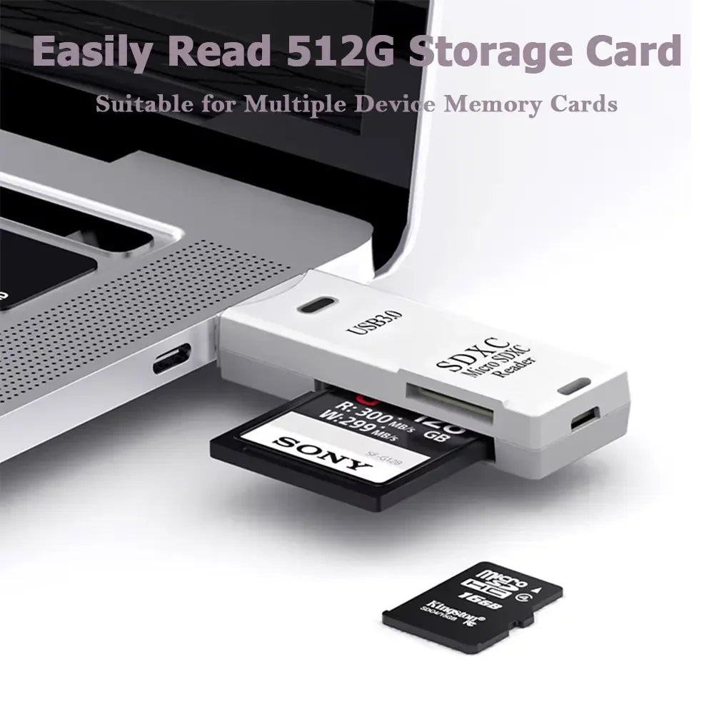 TF+SD 2-in-1 High-Speed USB Card Reader