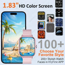 Lanvoden Stylish Fullscreen Touch Smartwatch - Gadgets