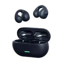 Technova T75 Bluetooth 5.3 clip-on wireless in-ear headphones with charging case, black (2 earbuds)