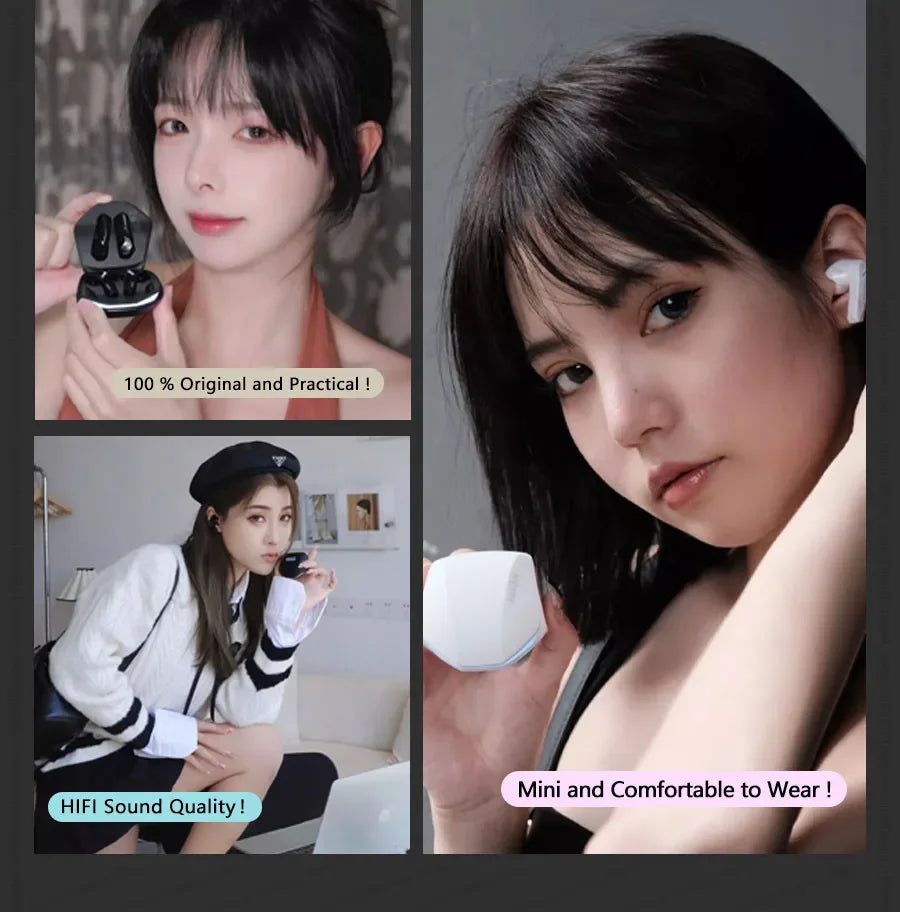 Choice Lenovo GM2 Pro TWS Wireless Headphones Earphone Bluetooth-compatible 5.3 Waterproof Headset with Mic for Xiaomi iPhone - Gadgets