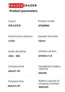 ERAZER XT60PRO wireless in-ear headphones with 10mm drivers; wireless 5.4