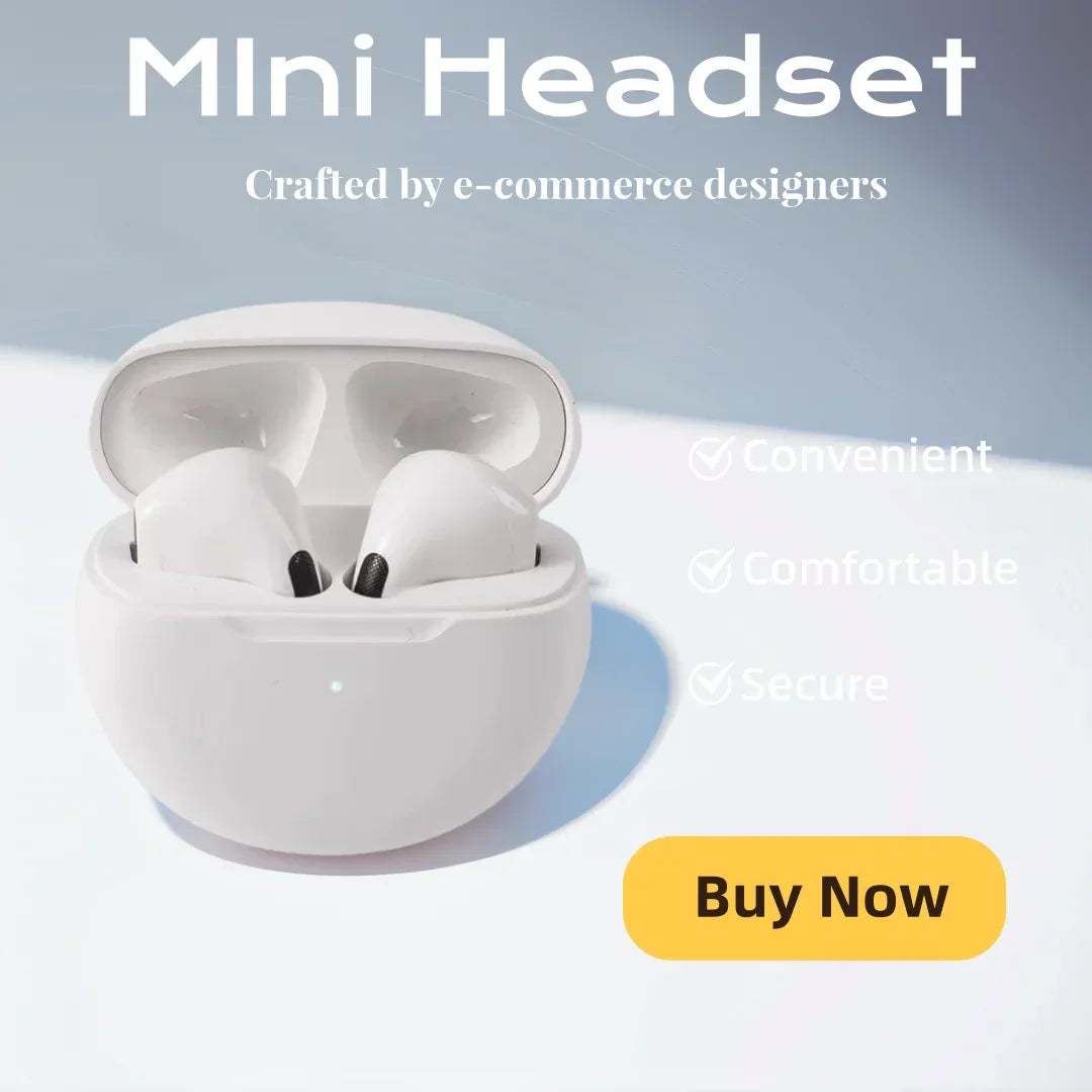 Briame TWS Bluetooth Earphones - Premium Noise Cancelling Wireless Headset - Gadgets