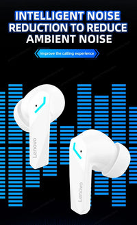 Choice Lenovo GM2 Pro TWS Wireless Headphones Earphone Bluetooth-compatible 5.3 Waterproof Headset with Mic for Xiaomi iPhone - Gadgets