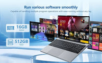 15.6" Intel Core i9 Gaming Laptop – 16GB RAM | FHD IPS | Fingerprint | Windows 11 | Metal Build