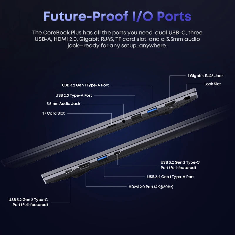 CHUWI CoreBook Plus 16" — Ryzen 5, 16GB RAM, 512GB SSD Metal Laptop — product image 6