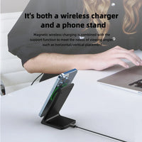 Gyuan 15W Magnetic Wireless Charger Stand for iPhone Series - Gadgets