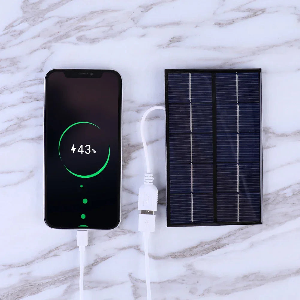 ALLOYSEED 5W 5V Portable Solar Panel Charger