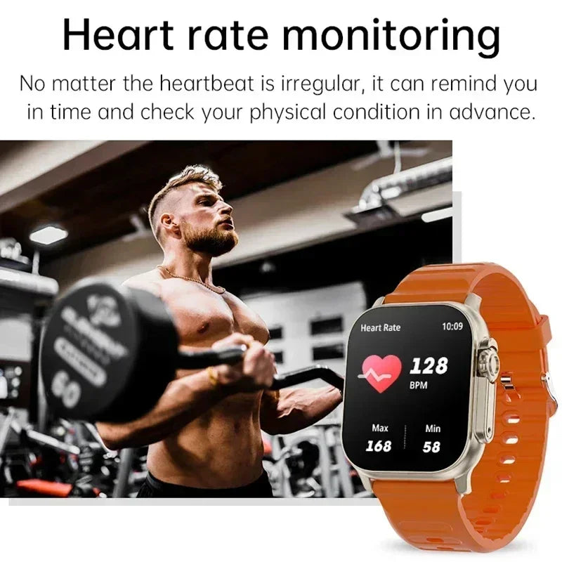 LAXASFIT T900Ultra Smartwatch - Bluetooth Talk & Fitness Tracker - Gadgets