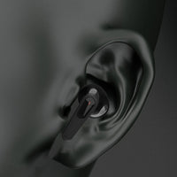 AI Translation Earbuds by Technova, Real-Time Bluetooth translator in-ear headphones, black