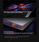 Technova RedmiBook 14/16 laptop with Ryzen 5/7, 16GB RAM, 512GB SSD, silver finish and 180° hinge.