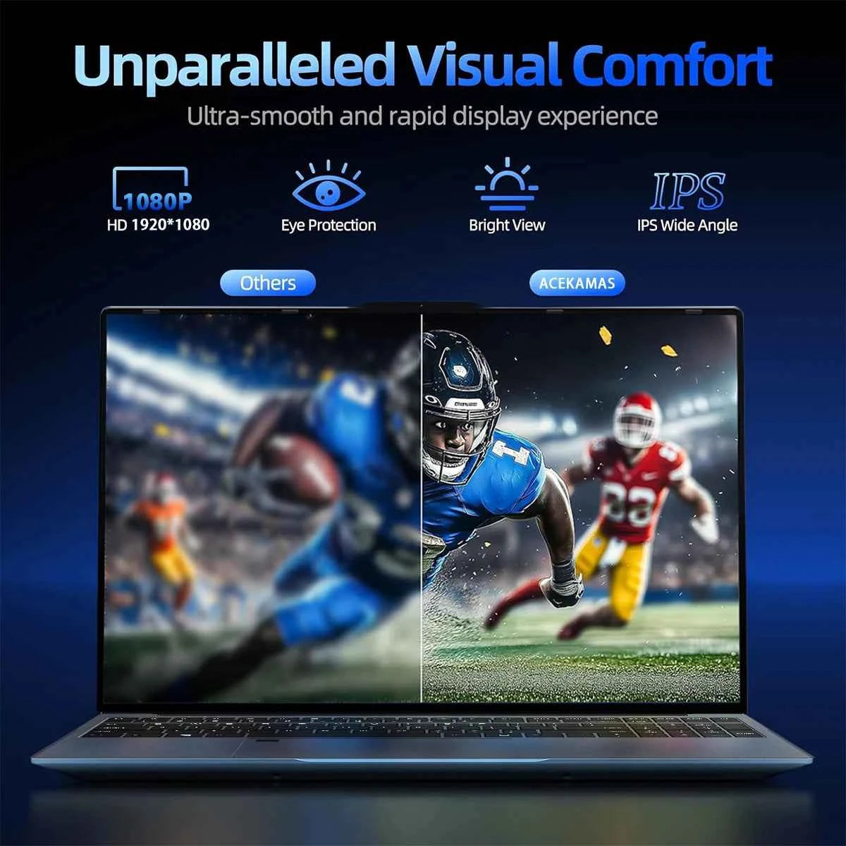 ACEKAMAS 15.6" Gaming Laptop – Intel Core i9-10980HK | 16GB DDR4 | IPS FHD | Fingerprint | Windows 11 Pro