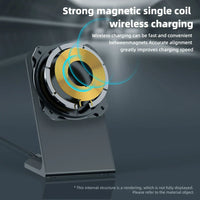 Gyuan 15W Magnetic Wireless Charger Stand for iPhone Series - Gadgets