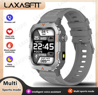 LAXASFIT New Outdoor Military Smartwatch - Bluetooth Talking Fitness Watch - Gadgets