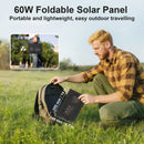 MHPOWOS Solar Battery Charger - 45W / 60W Foldable Portable Solar Panel - Gadgets