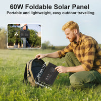 MHPOWOS Solar Battery Charger - 45W / 60W Foldable Portable Solar Panel - Gadgets