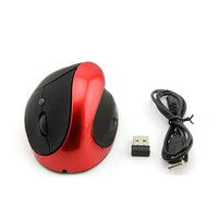PloutoRich Wireless Vertical Mouse - Ergonomic Rechargeable Design - Gadgets